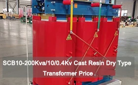 SCB{{0}}Kva/10/0,4Kv Lietus sveķu sausā tipa transformators Cena